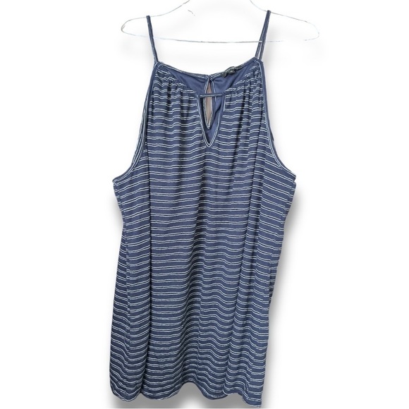 Stitch Fix Paper Moon Striped Keyhole Tank Top - Picture 1 of 4